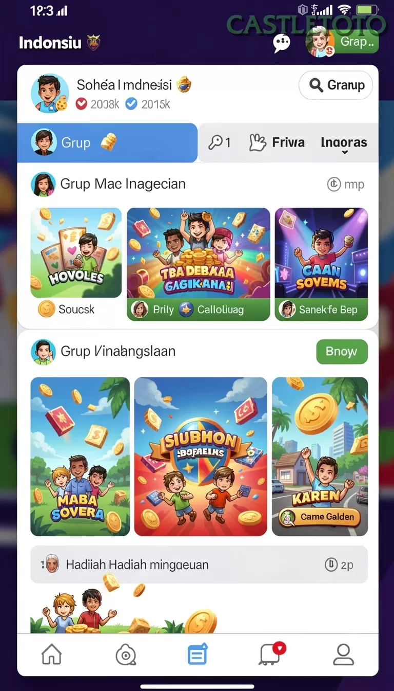 Cuplikan layar VC55 — pengaturan akun