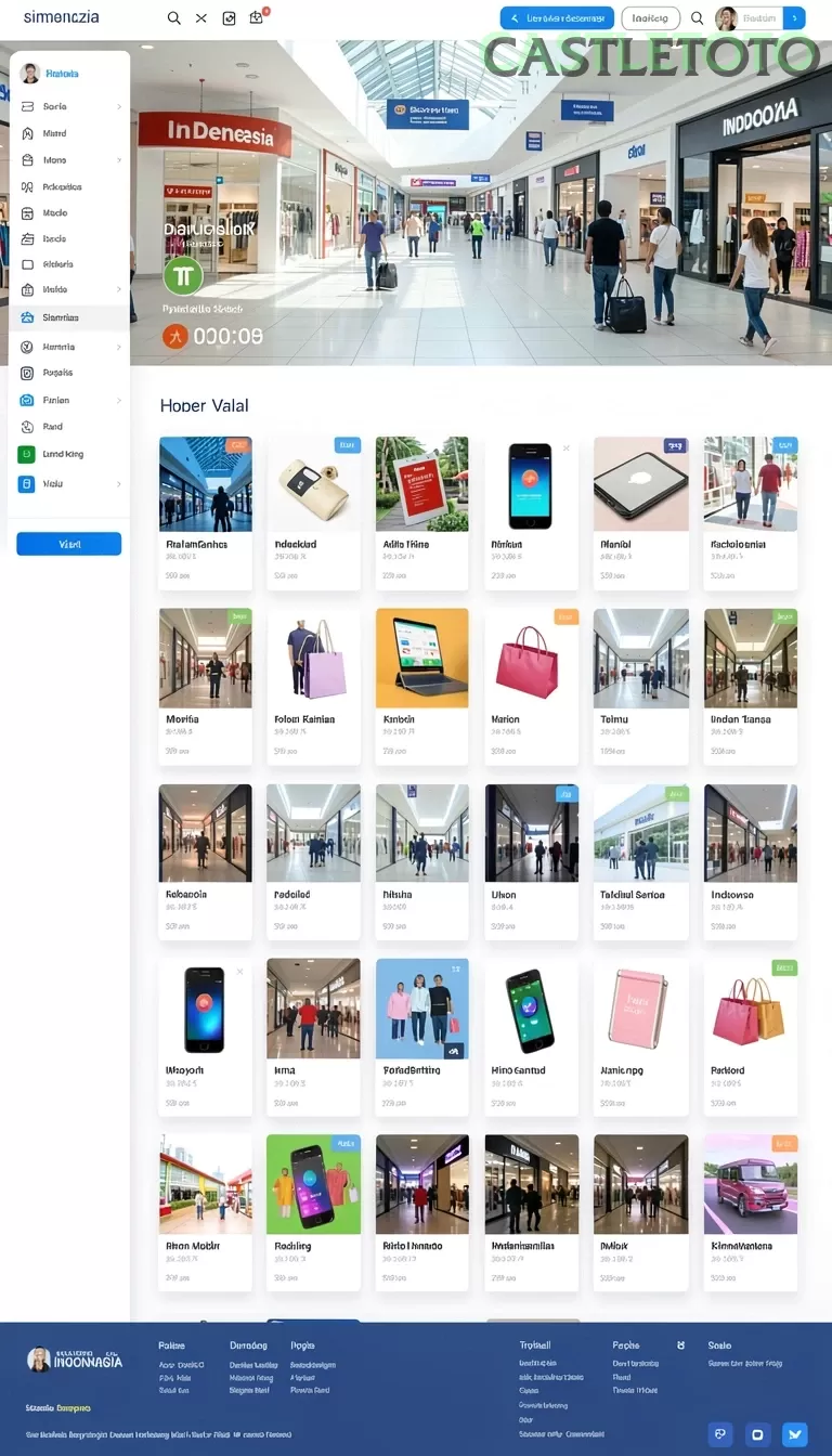 Cuplikan layar JKT88 — menu navigasi