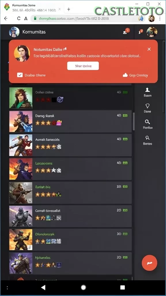 Cuplikan layar SL999 — menu navigasi